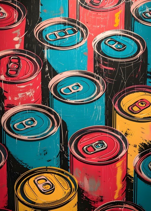 Pop Art Soda Cans