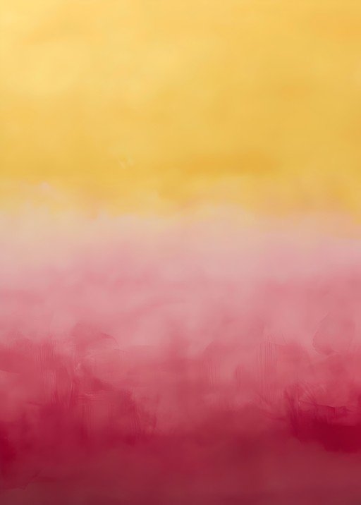 Abstract Gradient of Yellow, Pink, and Red Hues