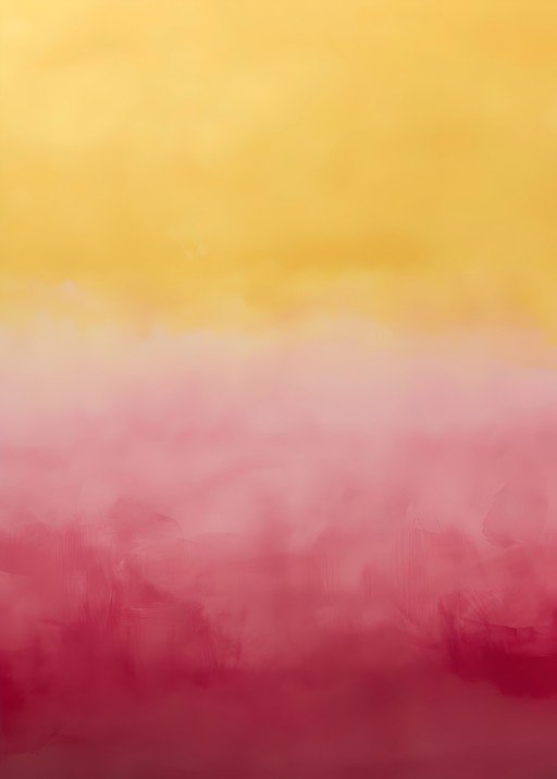 Abstract Gradient of Yellow, Pink, and Red Hues