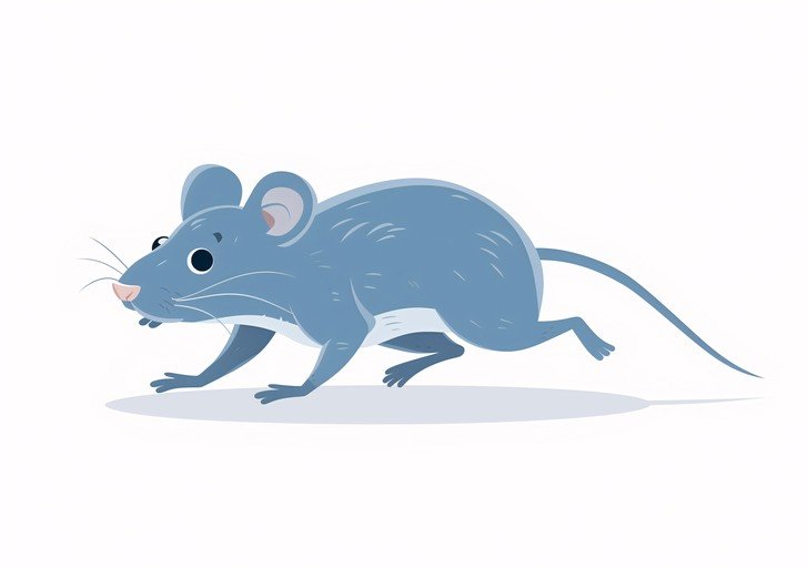 Cartoon Mouse Running
