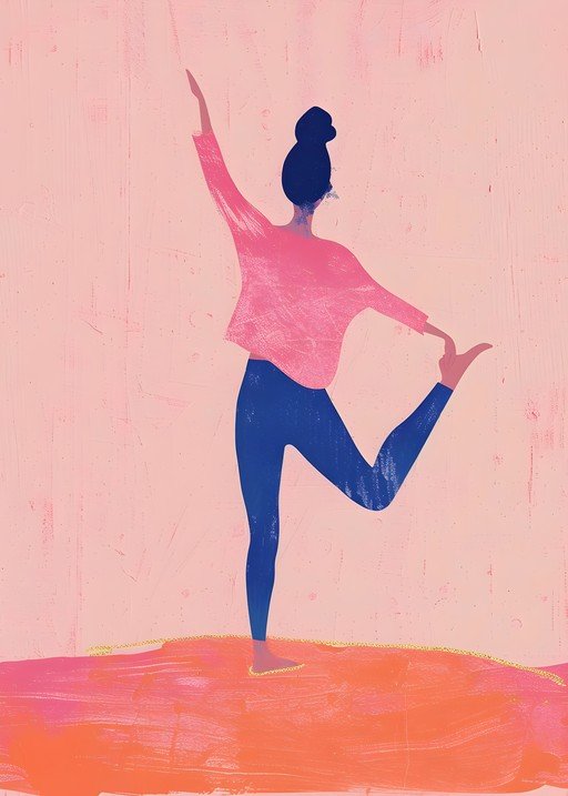 Woman in Yoga Pose