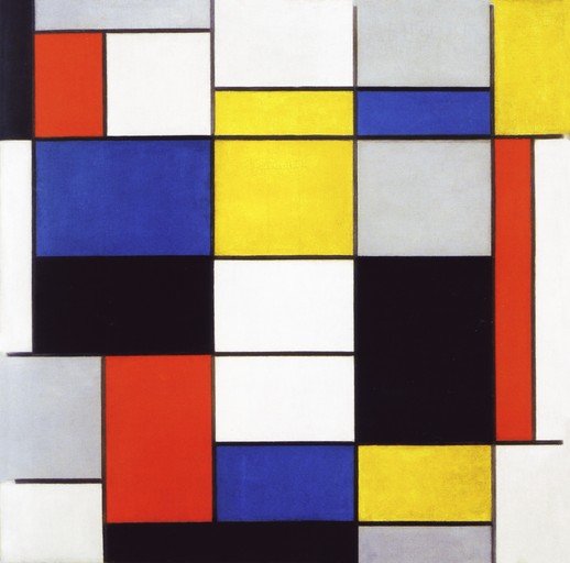 Composition with Red, Blue and Yellow by Piet Mondrian