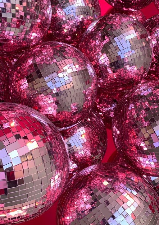 Pink Disco Balls
