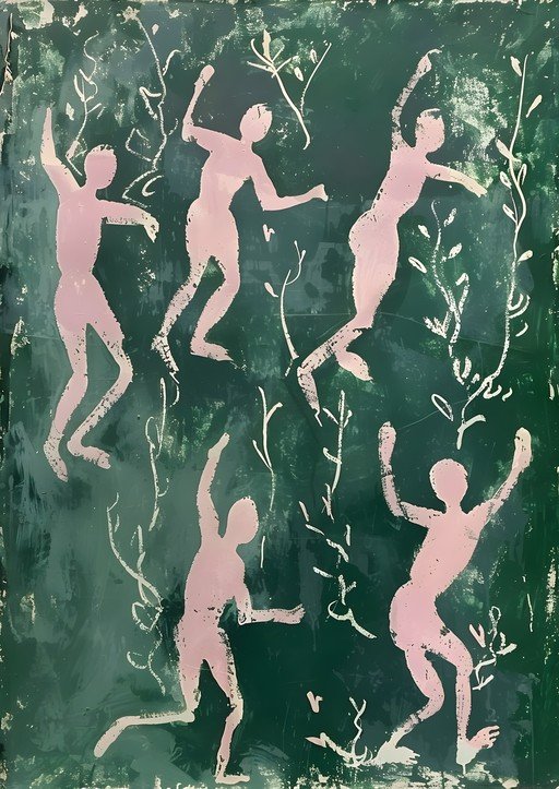 Dancers in a Garden