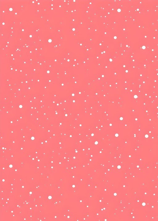 Pink Background with White Dots