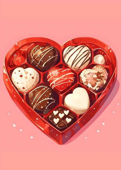 Heart-Shaped Box of Assorted Chocolates