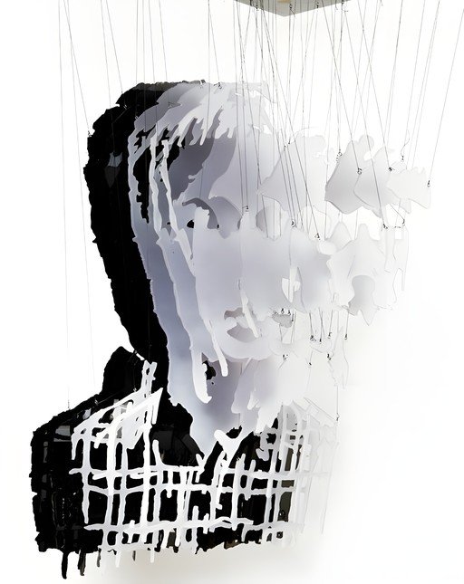 Abstract Portrait Sculpture