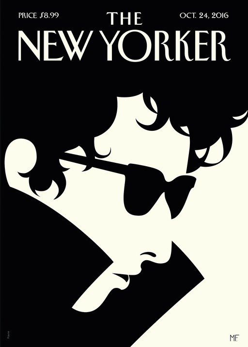 The New Yorker Cover: Bob Dylan in Profile