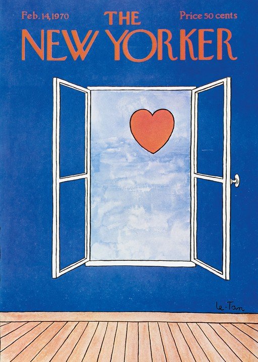 The New Yorker Cover: Heart in the Sky