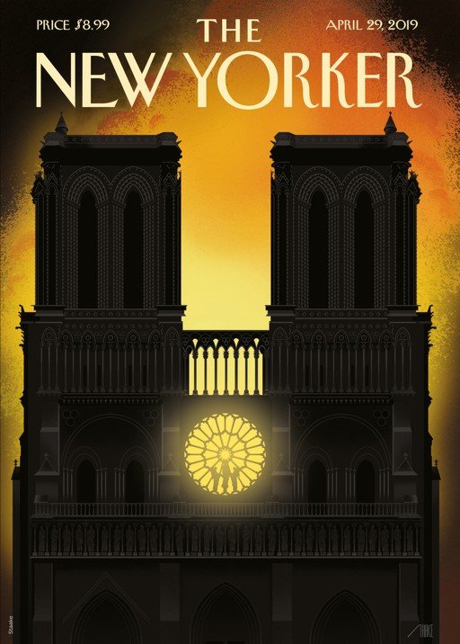 Notre Dame Cathedral in Flames