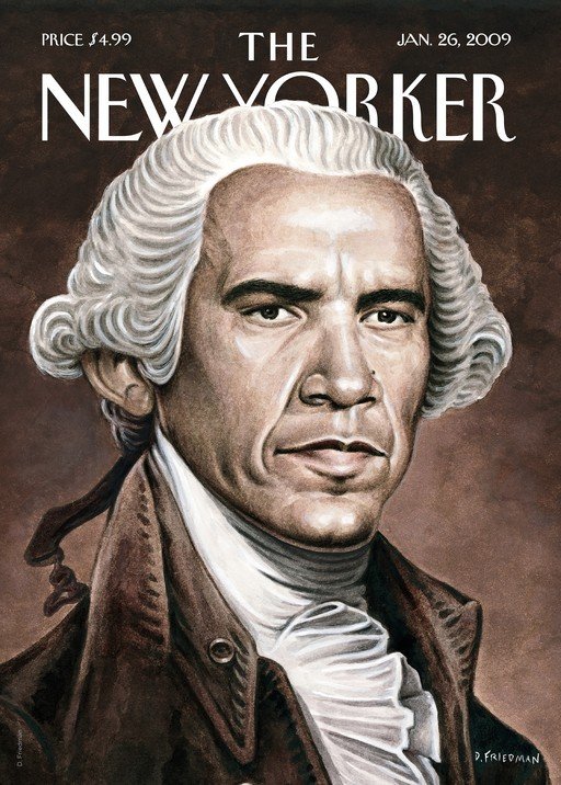 The New Yorker Cover: Obama as Founding Father