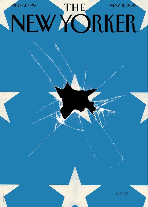 The New Yorker Cover: Shattered Star Symbolism