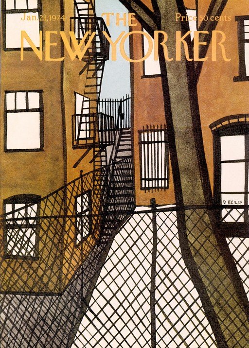 The New Yorker Cover, January 21, 1974