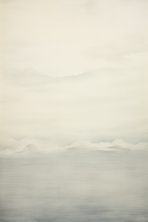 Misty Mountain Landscape with Water