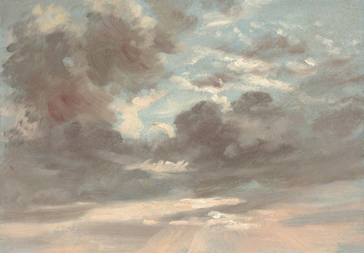 Dramatic Sky Study with Clouds and Light Rays