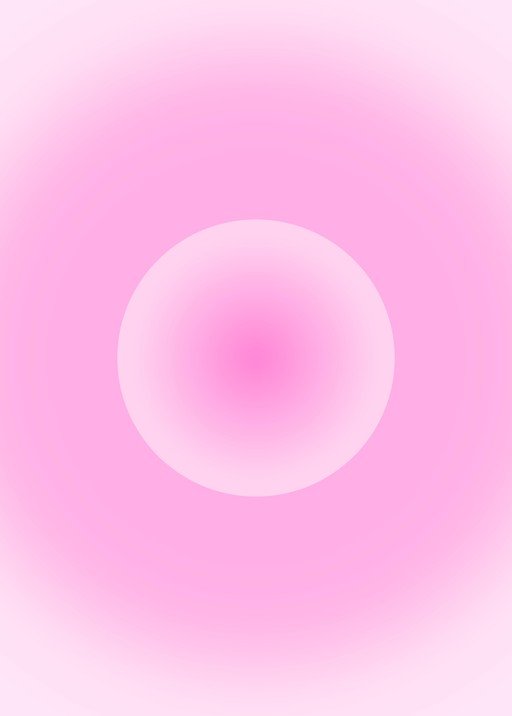 Soft Pink Gradient Orb Background