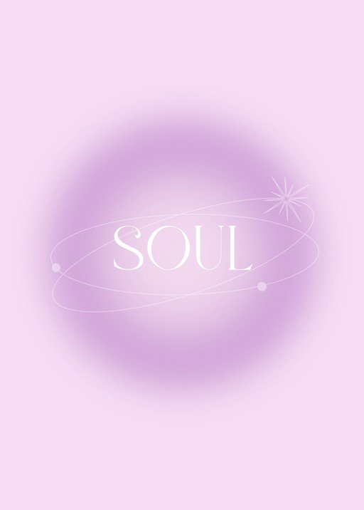 Abstract Aura 'Soul' Graphic with Starburst