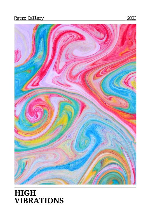 High Vibrations Abstract Art