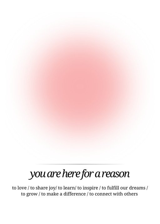 Inspirational Quote with Soft Pink Gradient