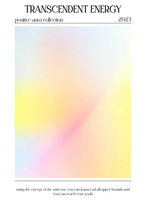 Transcendent Energy Aura Collection Poster