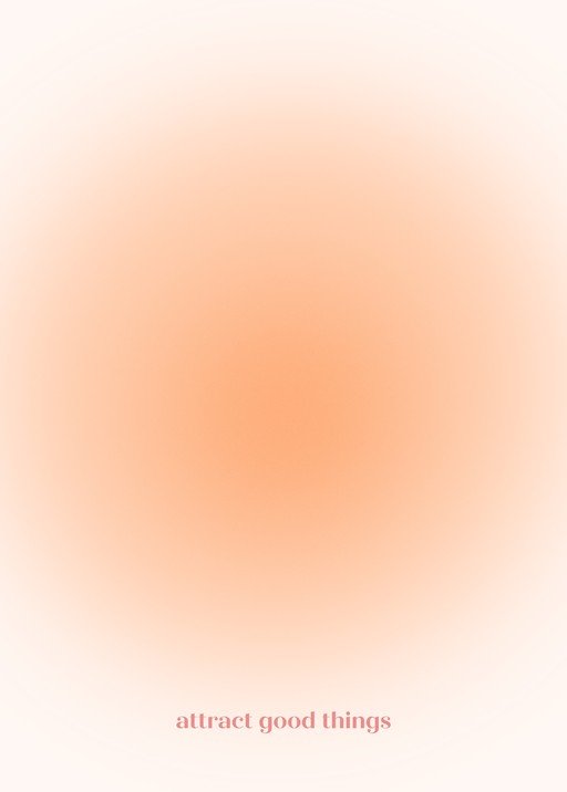 Gradient Aura Background with Inspirational Text