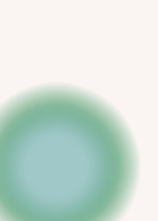 Soft Gradient Aura with Teal and Blue Hues