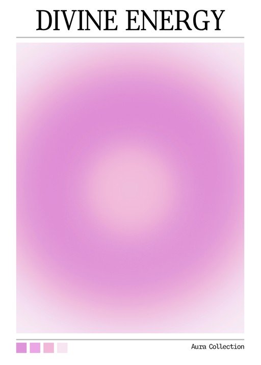 Divine Energy Aura Collection Poster