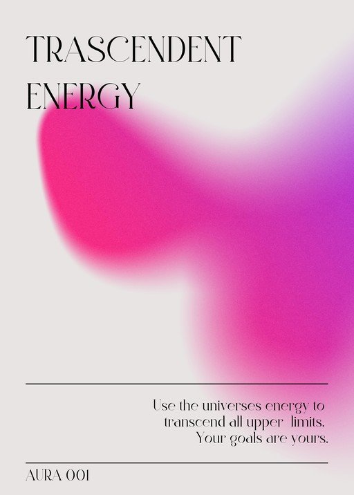 Transcendent Energy Aura Poster