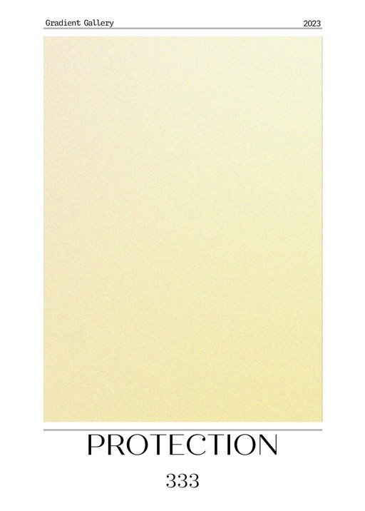 Gradient Gallery Protection Poster