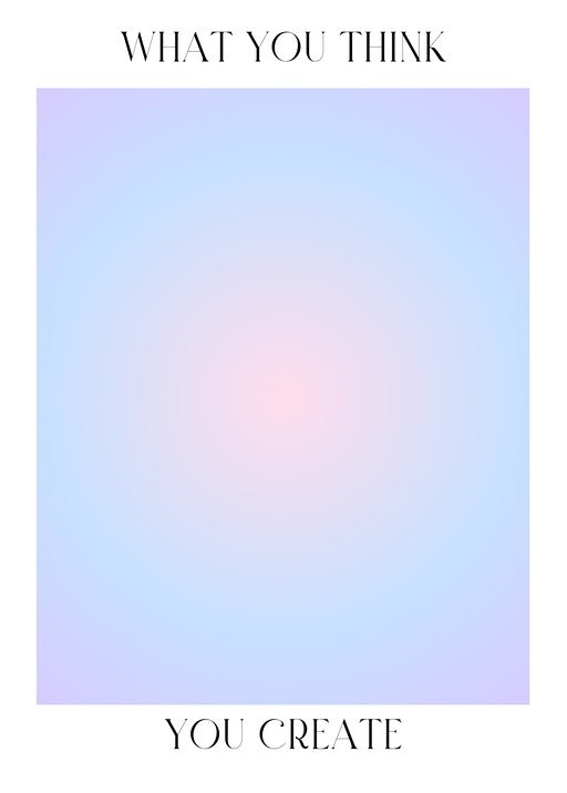 Inspirational Quote with Gradient Background