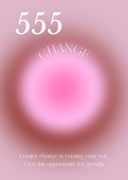 555 Angel Number Aura: Embrace Change and Growth