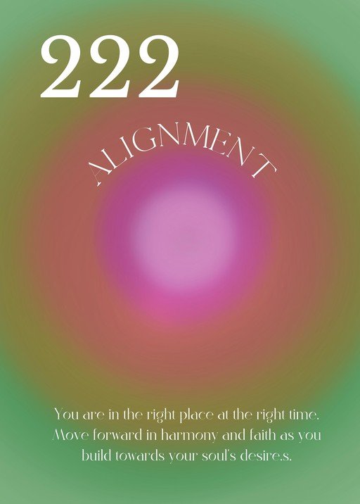 Angel Number 222 Alignment Aura