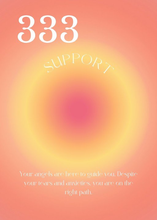 Angel Number 333 Support Aura