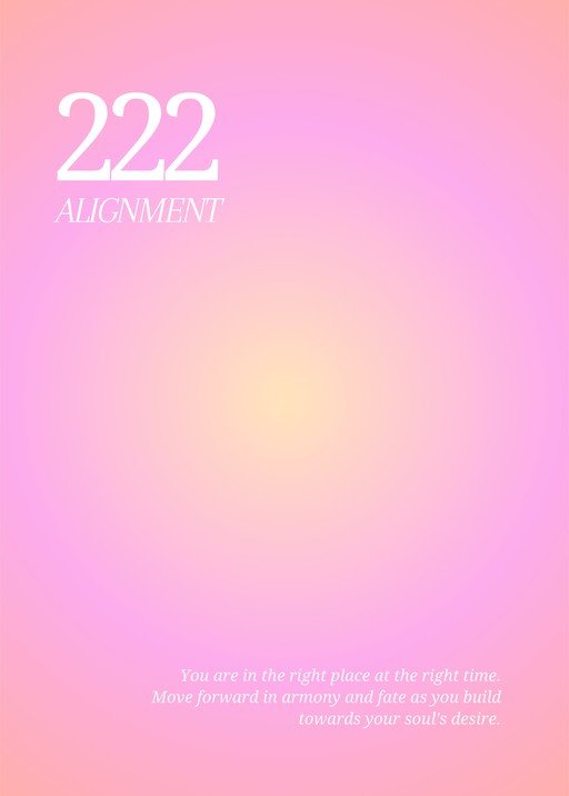 Angel Number 222 Alignment Quote