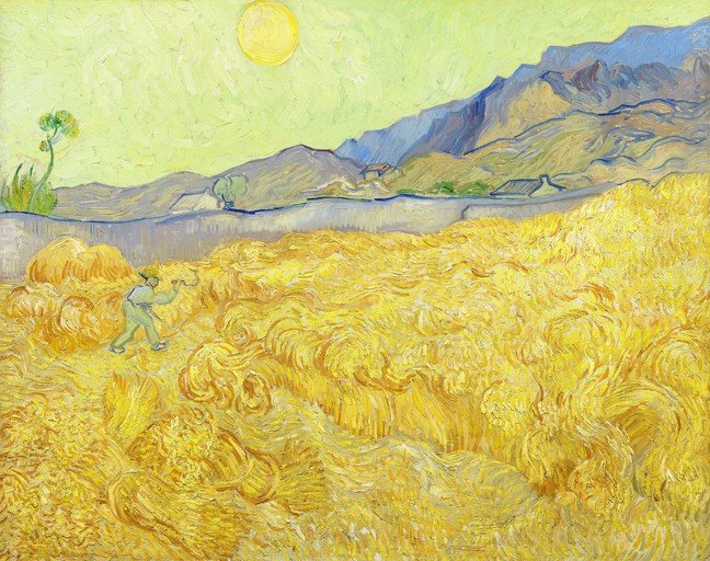 Wheat Field with Reaper