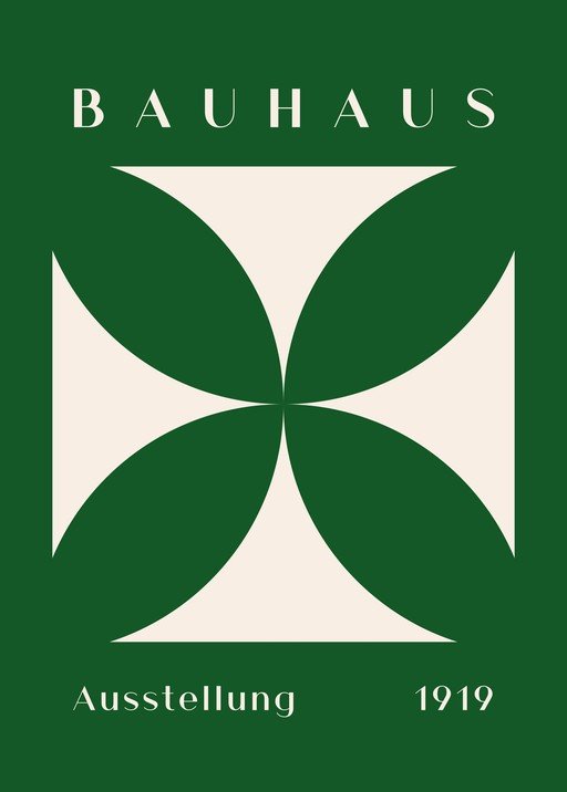 Bauhaus Exhibition 1919 Poster