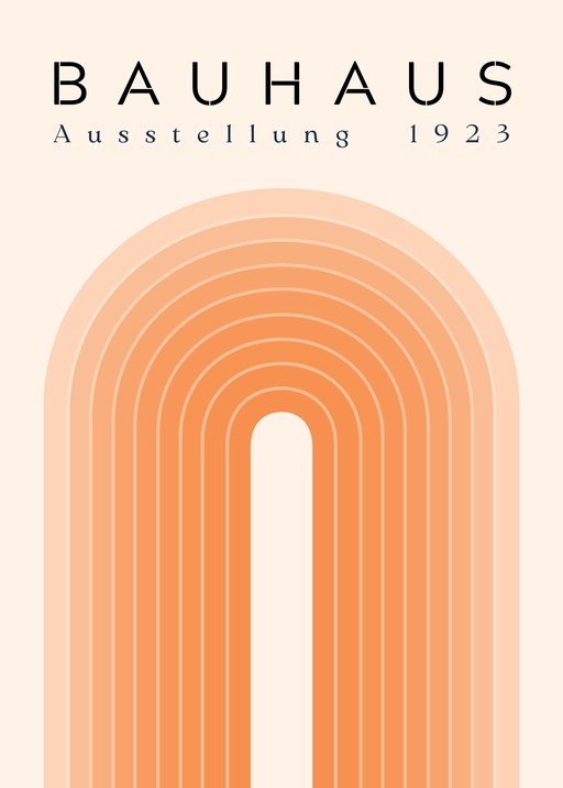 Bauhaus Ausstellung 1923 Poster