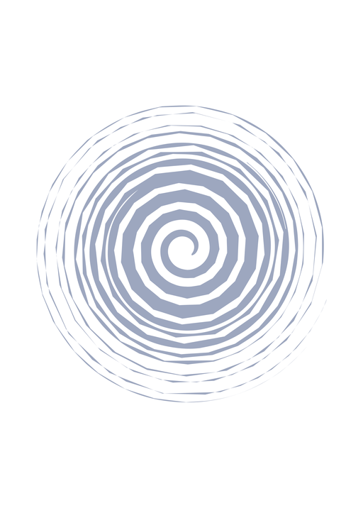 Abstract Blue Spiral Graphic