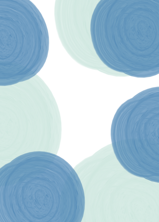 Abstract Blue and Green Circles Background