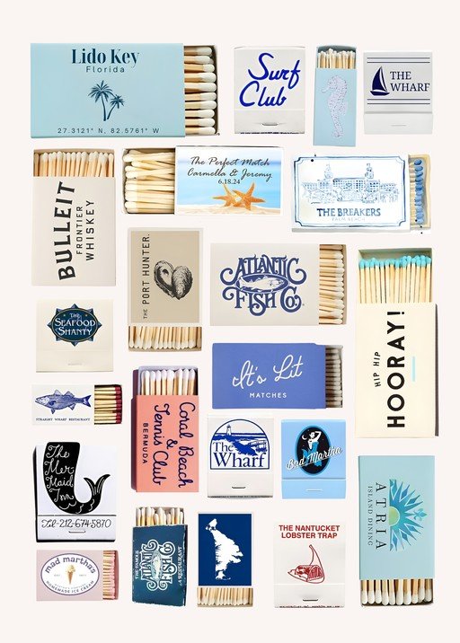 Collection of Coastal and Nautical Themed Matchboxes