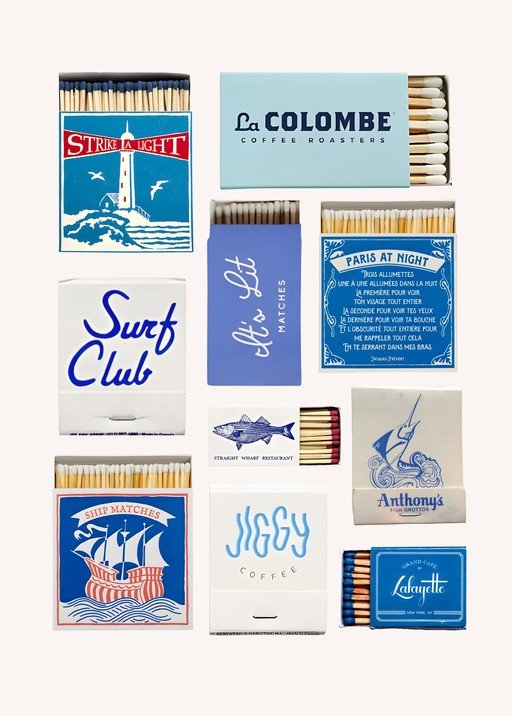 Collection of Vintage-Style Matchboxes