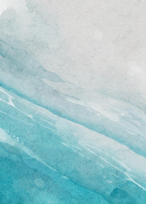 Abstract Watercolor Texture with Blue and White Hues