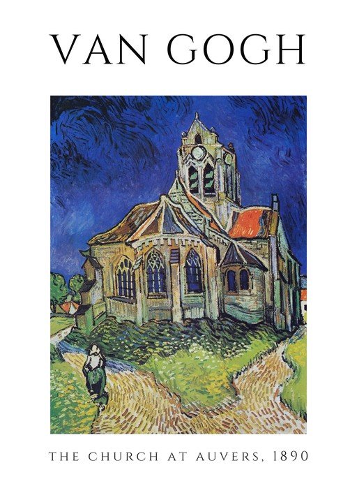 Van Gogh's "The Church at Auvers, 1890"