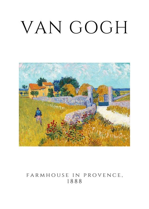 Van Gogh's Farmhouse in Provence, 1888