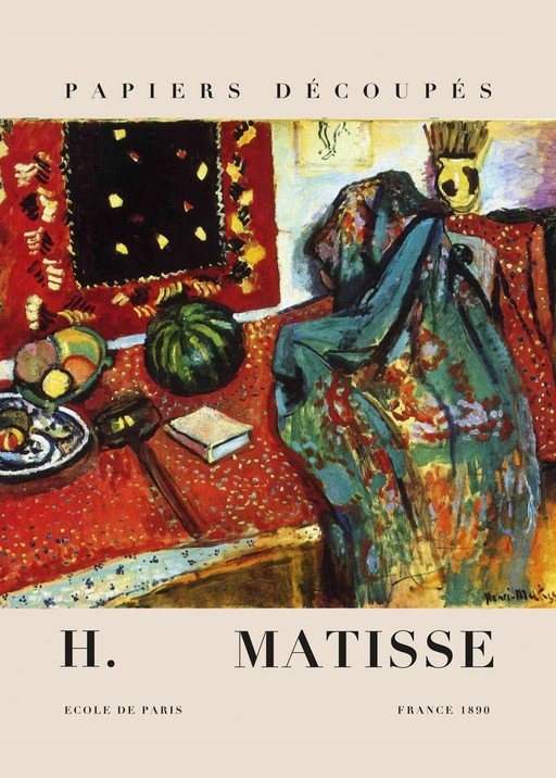 Henri Matisse "Papiers Découpés" Exhibition Poster