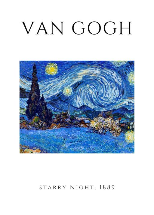 Van Gogh's Starry Night: Iconic Post-Impressionist Masterpiece
