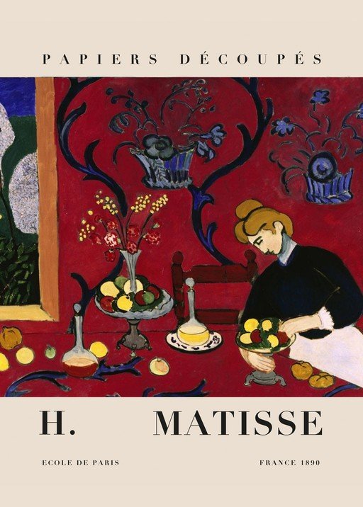 Henri Matisse's "Papiers Découpés" Poster