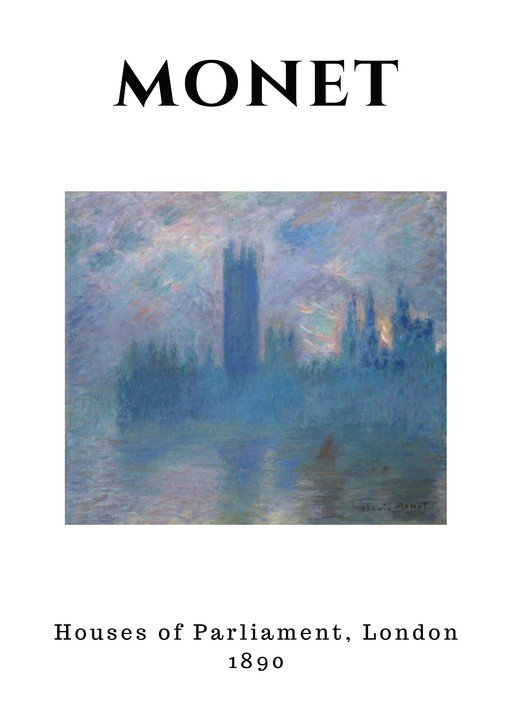 Monet's Houses of Parliament, London, 1890
