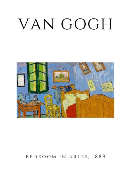 Van Gogh's Bedroom in Arles, 1889