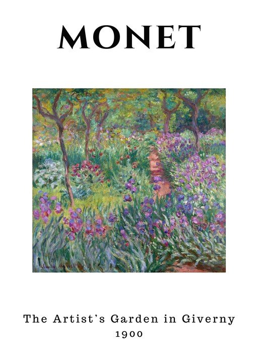 Monet's The Artist's Garden in Giverny, 1900